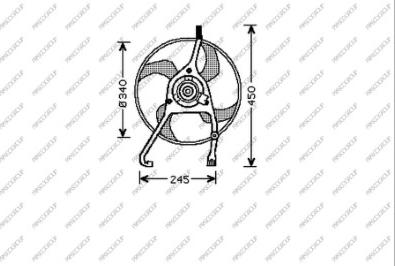 Prasco CI304F002 - Ventola, Raffreddamento motore www.autoricambi360.it