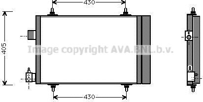 Prasco CN5173D - Condensatore, Climatizzatore www.autoricambi360.it