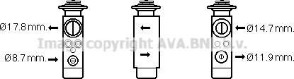 Prasco CN1219 - Valvola ad espansione, Climatizzatore www.autoricambi360.it