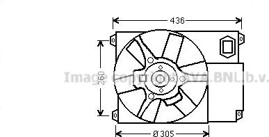 Prasco CN7541 - Ventola, Raffreddamento motore www.autoricambi360.it