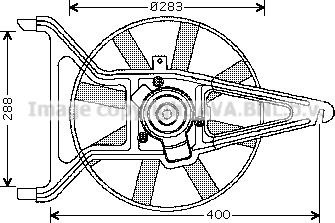 Prasco CN7542 - Ventola, Raffreddamento motore www.autoricambi360.it