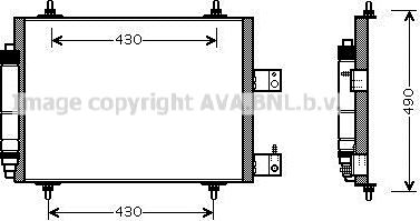 Prasco CNA5213D - Condensatore, Climatizzatore www.autoricambi360.it