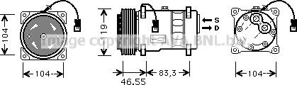 Prasco CNK019 - Compressore, Climatizzatore www.autoricambi360.it