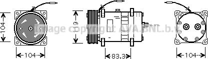 Prasco CNK176 - Compressore, Climatizzatore www.autoricambi360.it