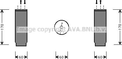 Prasco CRD073 - Essiccatore, Climatizzatore www.autoricambi360.it