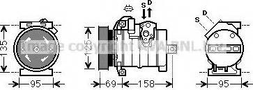 Prasco CRK130 - Compressore, Climatizzatore www.autoricambi360.it