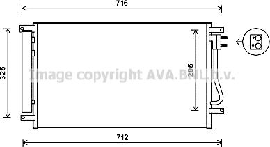 Prasco CT5038D - Condensatore, Climatizzatore www.autoricambi360.it