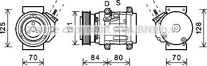 Prasco CTK037 - Compressore, Climatizzatore www.autoricambi360.it