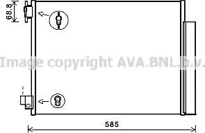Prasco DA5011D - Condensatore, Climatizzatore www.autoricambi360.it