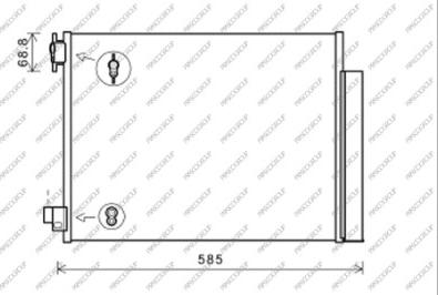 Prasco DA226C001 - Condensatore, Climatizzatore www.autoricambi360.it