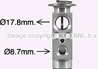 Prasco DF1095 - Valvola ad espansione, Climatizzatore www.autoricambi360.it
