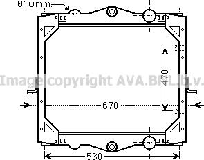 Prasco DF2040 - Radiatore, Raffreddamento motore www.autoricambi360.it