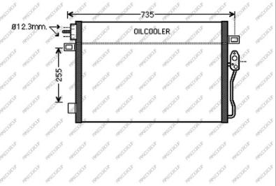 Prasco DG815C001 - Condensatore, Climatizzatore www.autoricambi360.it