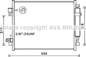 Prasco DN5428D - Condensatore, Climatizzatore www.autoricambi360.it