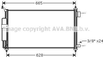 Prasco DN5251D - Condensatore, Climatizzatore www.autoricambi360.it