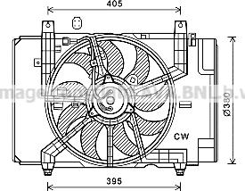 Prasco DN7532 - Ventola, Raffreddamento motore www.autoricambi360.it