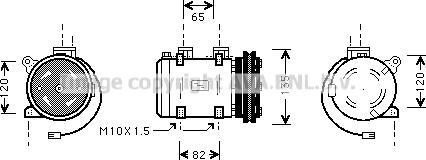 Prasco DNK192 - Compressore, Climatizzatore www.autoricambi360.it