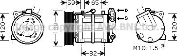 Prasco DNK315 - Compressore, Climatizzatore www.autoricambi360.it