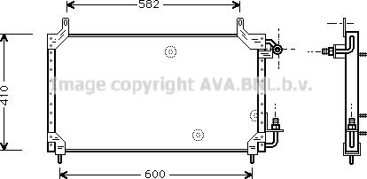 Prasco DW5006 - Condensatore, Climatizzatore www.autoricambi360.it