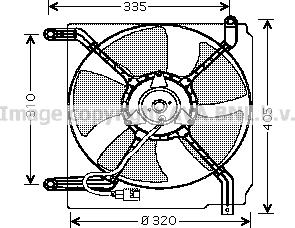 Prasco DW7504 - Ventola, Raffreddamento motore www.autoricambi360.it