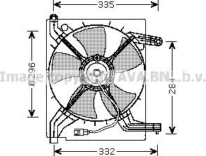 Prasco DW7506 - Ventola, Raffreddamento motore www.autoricambi360.it