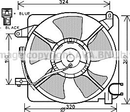 Prasco DW7519 - Ventola, Raffreddamento motore www.autoricambi360.it