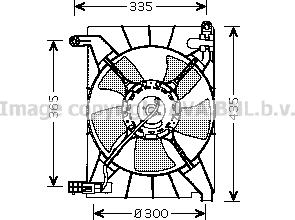 Prasco DW7511 - Ventola, Raffreddamento motore www.autoricambi360.it