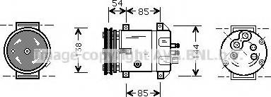 Prasco DWK020 - Compressore, Climatizzatore www.autoricambi360.it