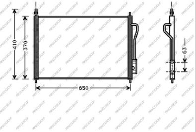 Prasco FD420C001 - Condensatore, Climatizzatore www.autoricambi360.it