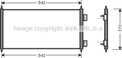 Prasco FD5303 - Condensatore, Climatizzatore www.autoricambi360.it