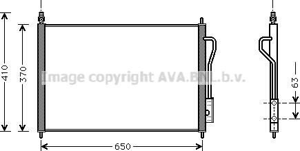 Prasco FD5268 - Condensatore, Climatizzatore www.autoricambi360.it