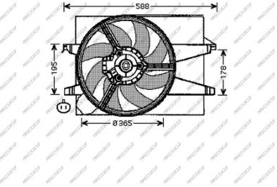 Prasco FD340F002 - Ventola, Raffreddamento motore www.autoricambi360.it