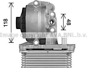 Prasco FD3623H - Radiatore olio, Olio motore www.autoricambi360.it