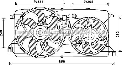 Prasco FD7579 - Ventola, Raffreddamento motore www.autoricambi360.it