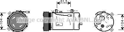 Prasco FDAK267 - Compressore, Climatizzatore www.autoricambi360.it