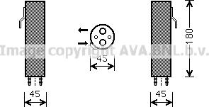 Prasco FDD584 - Essiccatore, Climatizzatore www.autoricambi360.it