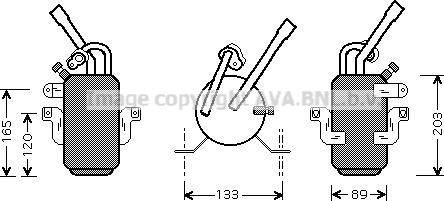 Prasco FDD311 - Essiccatore, Climatizzatore www.autoricambi360.it