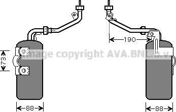 Prasco FDD387 - Essiccatore, Climatizzatore www.autoricambi360.it