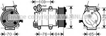 Prasco FDK418 - Compressore, Climatizzatore www.autoricambi360.it