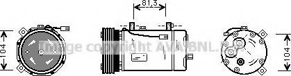 Prasco FDK267 - Compressore, Climatizzatore www.autoricambi360.it