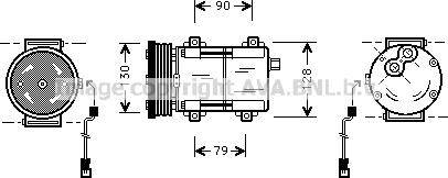 Prasco FDK275 - Compressore, Climatizzatore www.autoricambi360.it