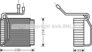 Prasco FDV109 - Evaporatore, Climatizzatore www.autoricambi360.it