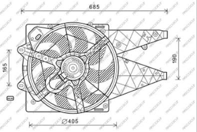 Prasco FT930F008 - Ventola, Raffreddamento motore www.autoricambi360.it