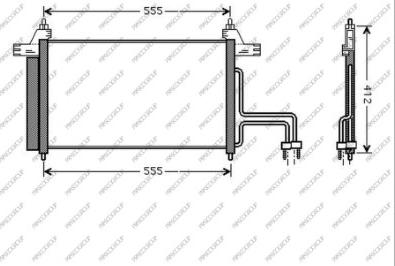 Prasco FT420C001 - Condensatore, Climatizzatore www.autoricambi360.it