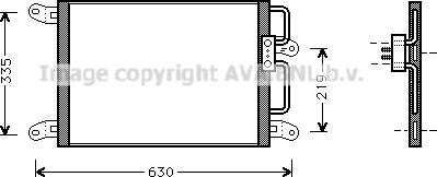 Prasco FT5203 - Condensatore, Climatizzatore www.autoricambi360.it