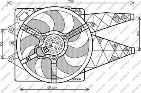 Prasco FT138F001 - Ventola, Raffreddamento motore www.autoricambi360.it