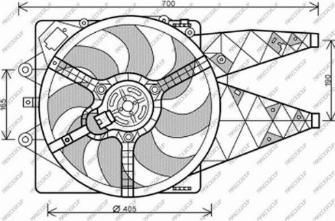 Prasco FT138F002 - Ventola, Raffreddamento motore www.autoricambi360.it