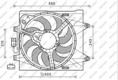 Prasco FT124F004 - Ventola, Raffreddamento motore www.autoricambi360.it