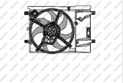 Prasco FT342F006 - Ventola, Raffreddamento motore www.autoricambi360.it