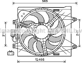 Prasco FT7604 - Ventola, Raffreddamento motore www.autoricambi360.it